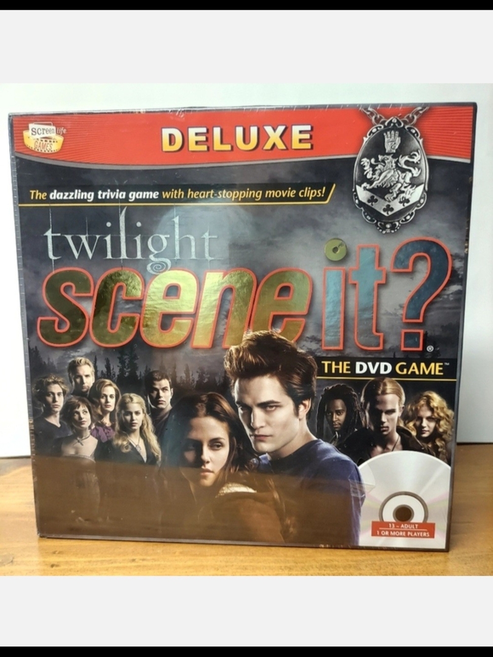 BRAND NEW SEALED Deluxe Twilight Scene It? The DVD Game, Board with Trivia Cards